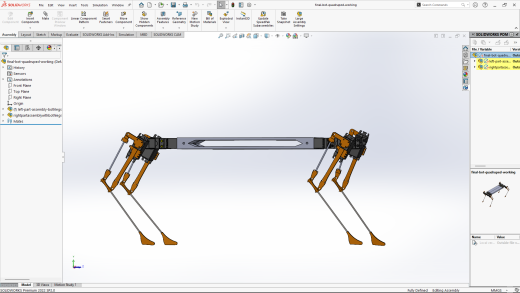 Quadruped Bot and leg四足机器人缩略图